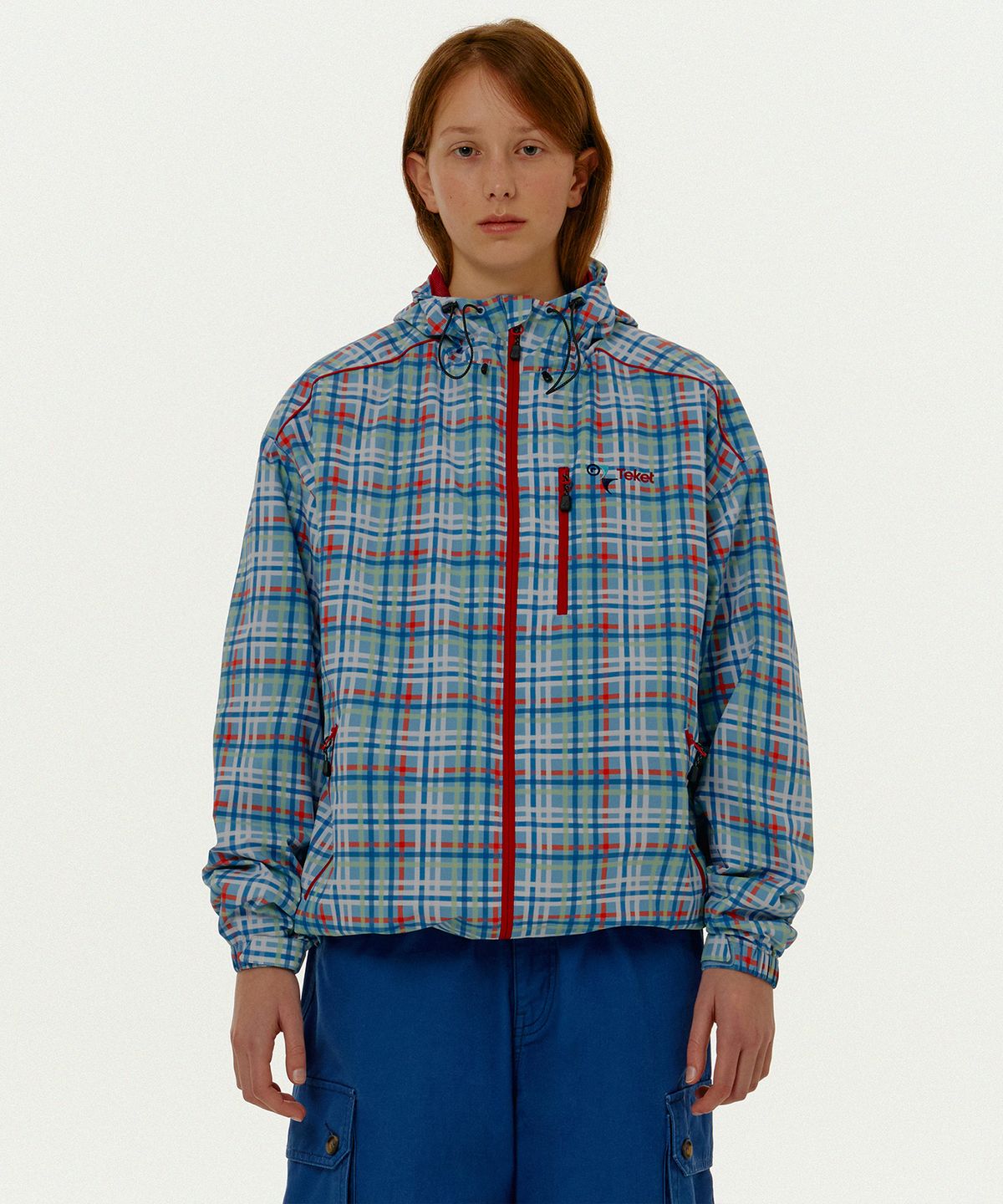 테켓(TEKET) CT Twist Windbreaker Blue
