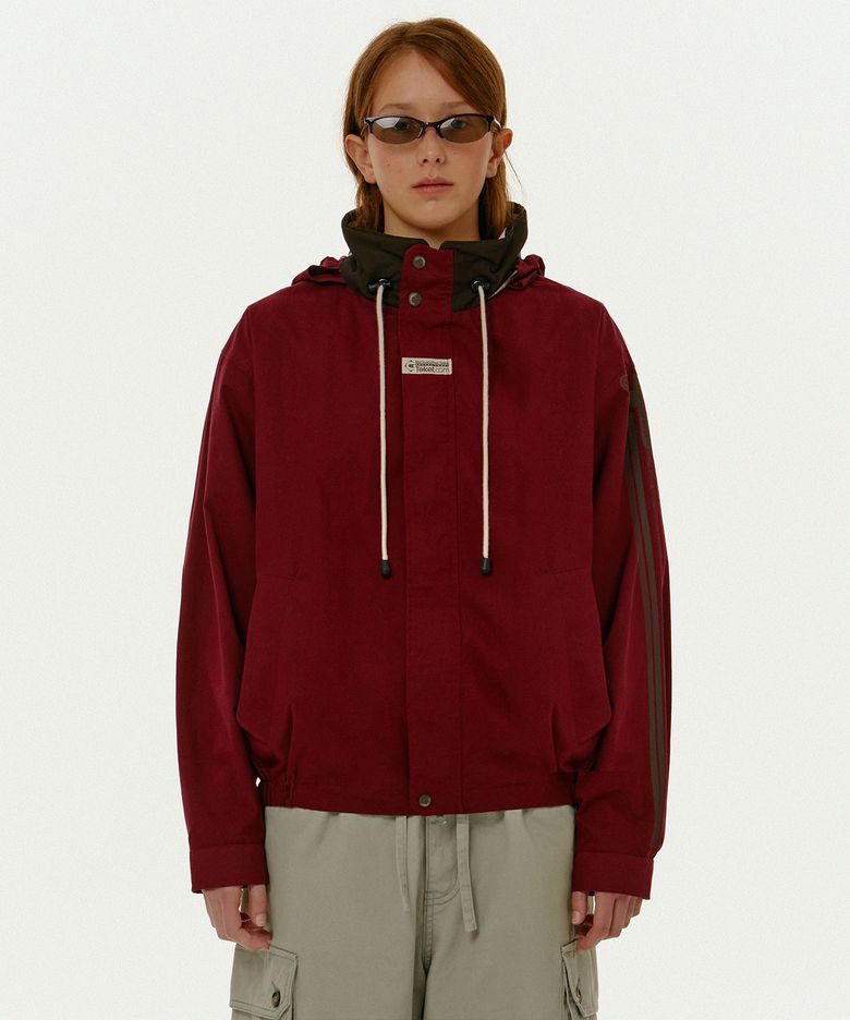 Focus Cotton Sailing Jacket Burgundy