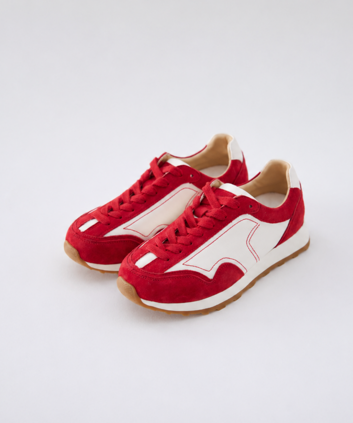 에코에(ECOE) 26 e.c.o.e Archive Sneaker - Ruby Red