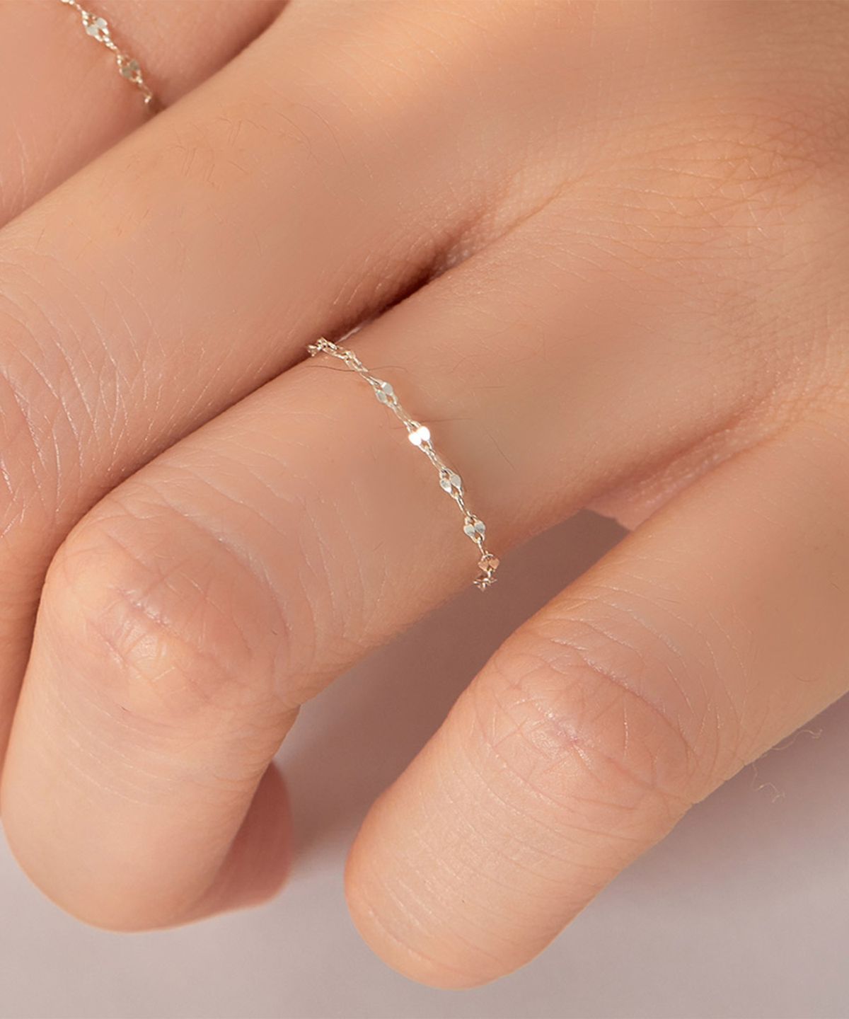 엘렌쥬얼리(HELENE JEWELRY) 925 실버 Silver 잠자리 체인 은 반지