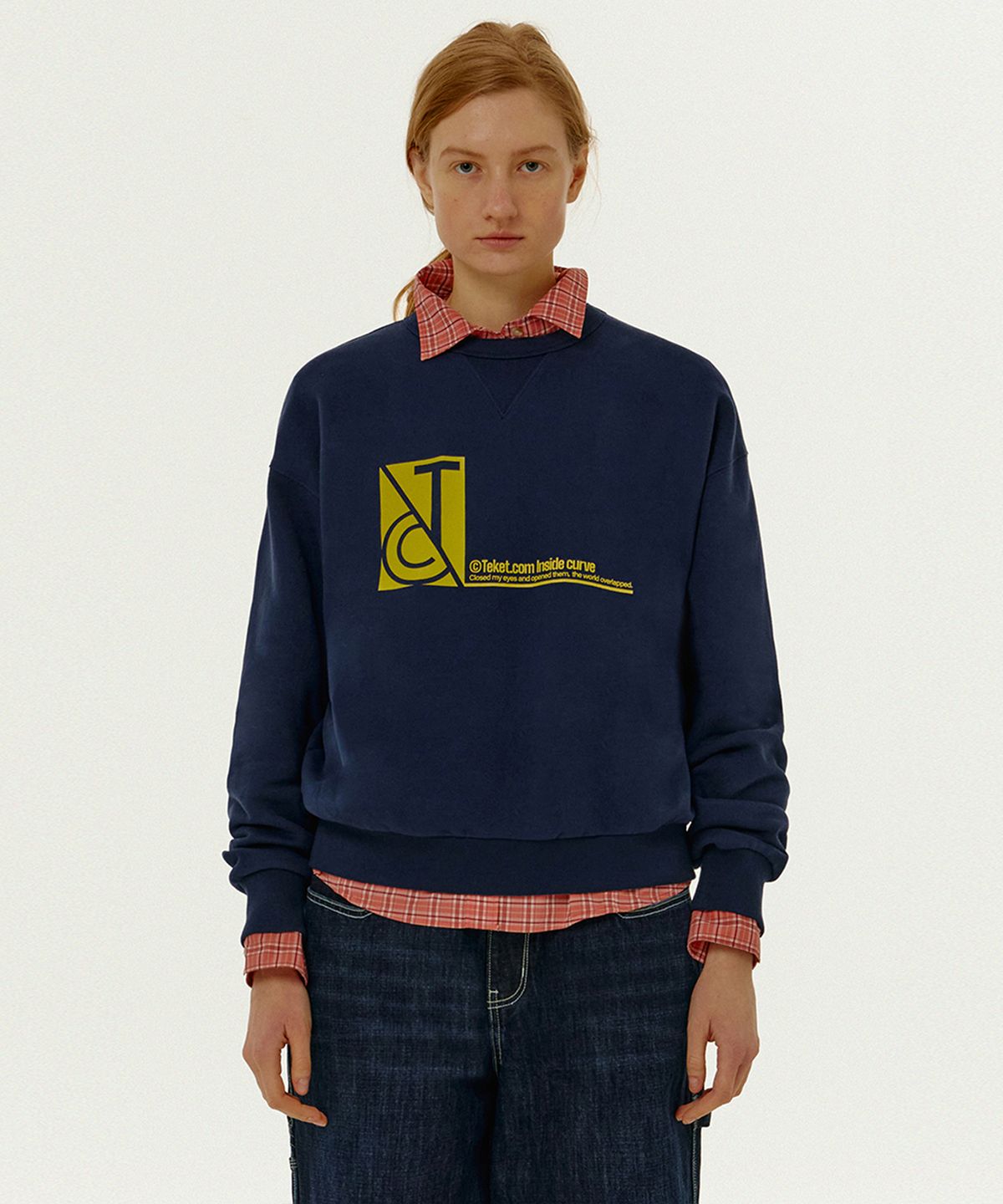 테켓(TEKET) Vision Reversible Sweatshirt Navy