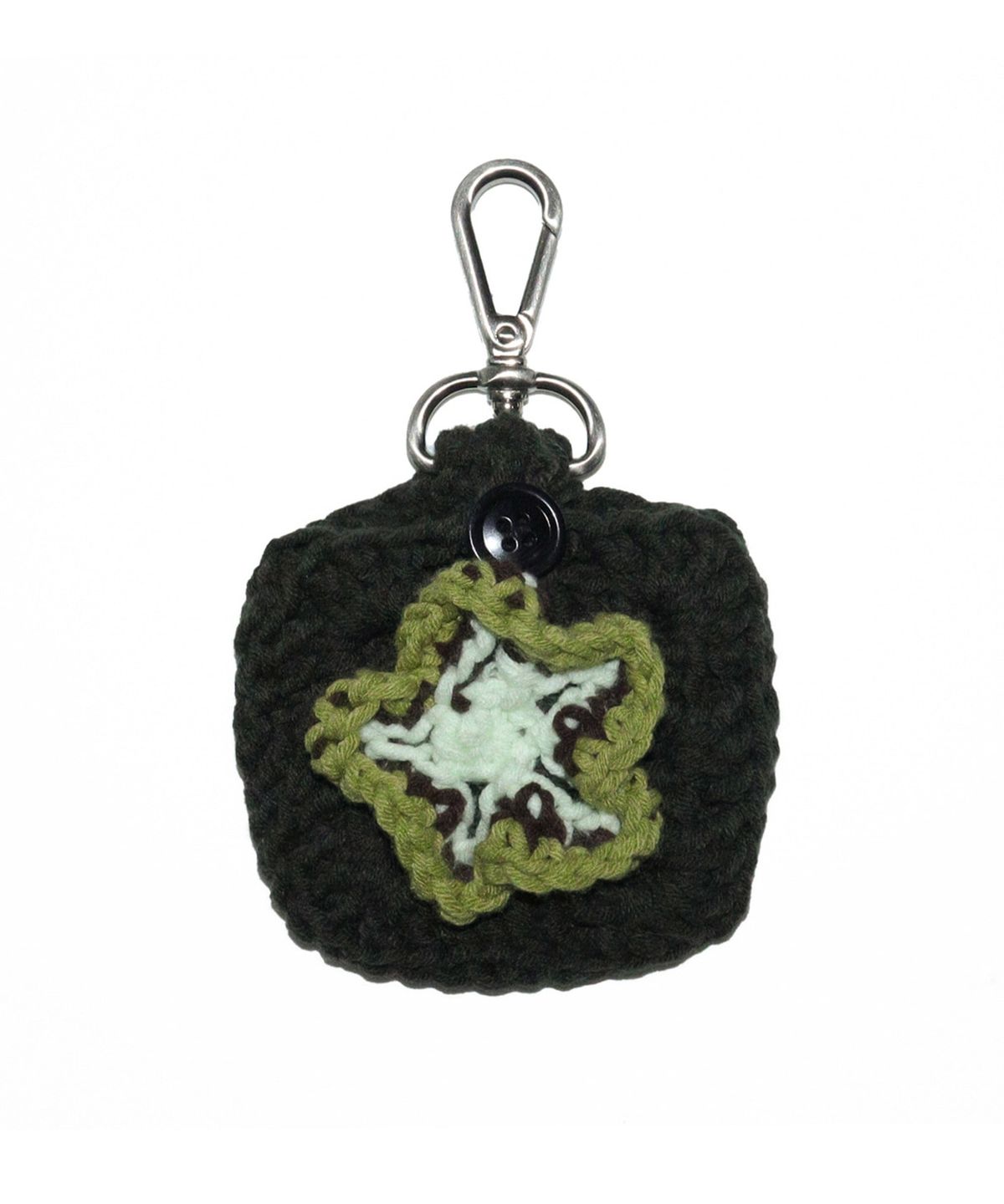 이우가마카라스(IUGAMAKARAS) Crochet Mini Pouch (Avocado)