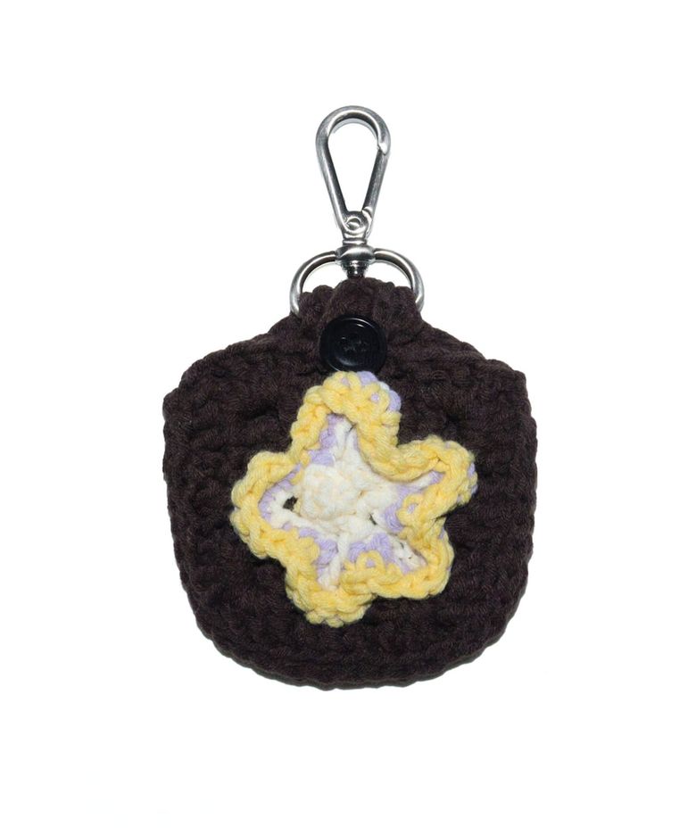 Crochet Mini Pouch (Choco Banana)