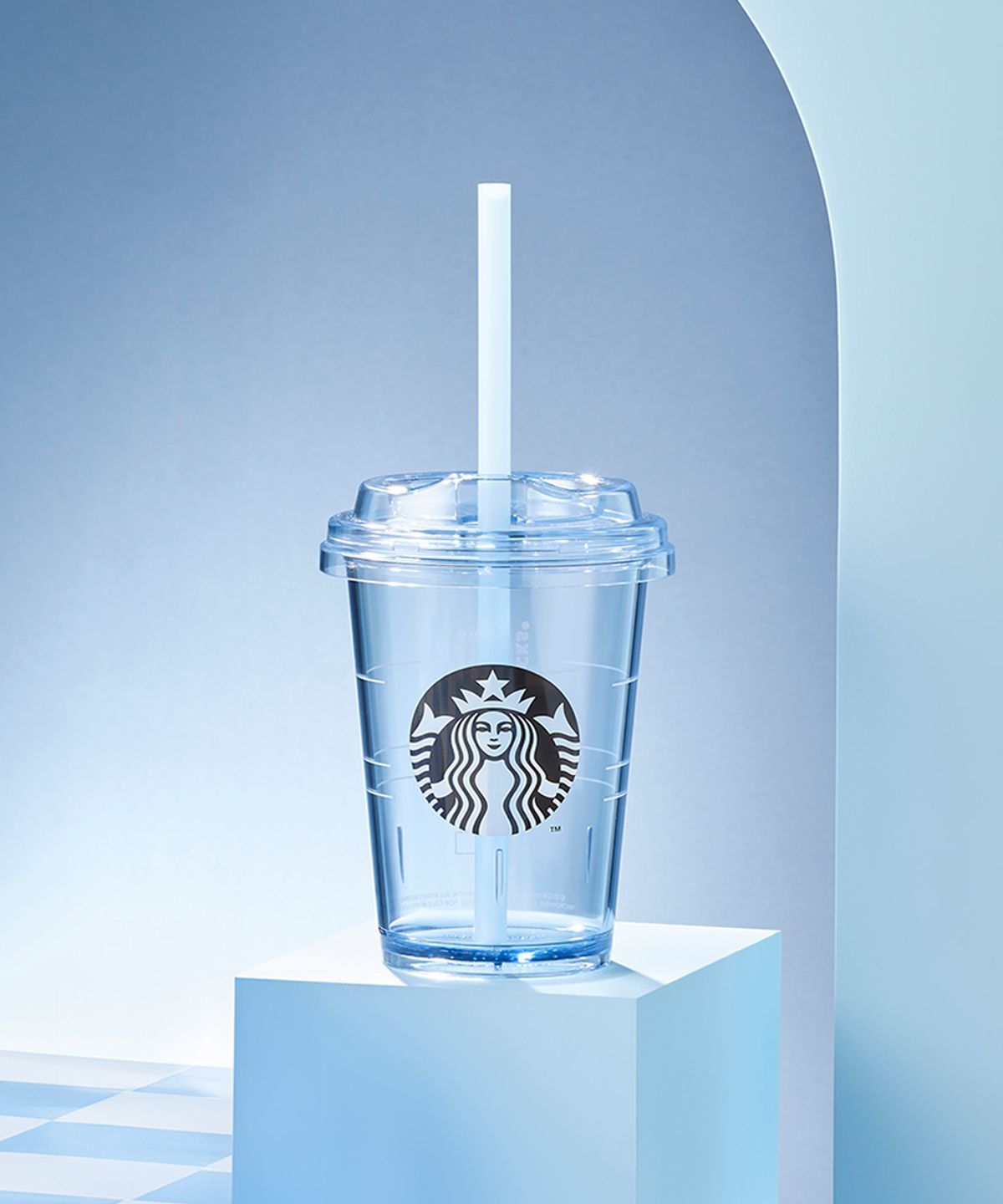 스타벅스(STARBUCKS) 워시드 블루 미니 콜드컵 300ml