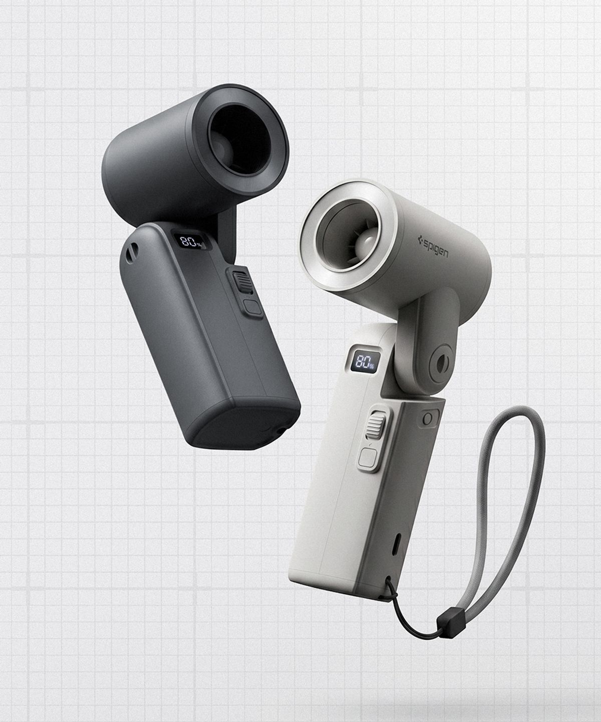 슈피겐(SPIGEN) 폴더블 미니 제트 휴대용 선풍기 에어닉 폴디니 A906