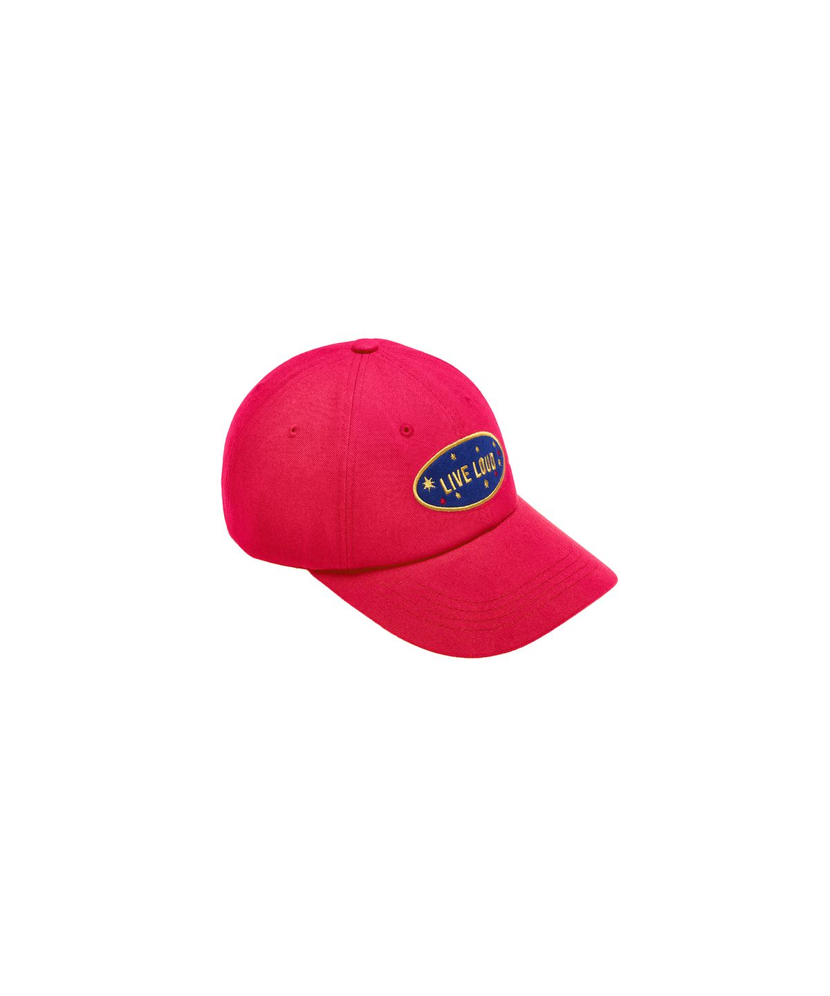 롤링스튜디오(ROLLINGSTUDIOS) LIVE LOUD PATCH BALL CAP RED
