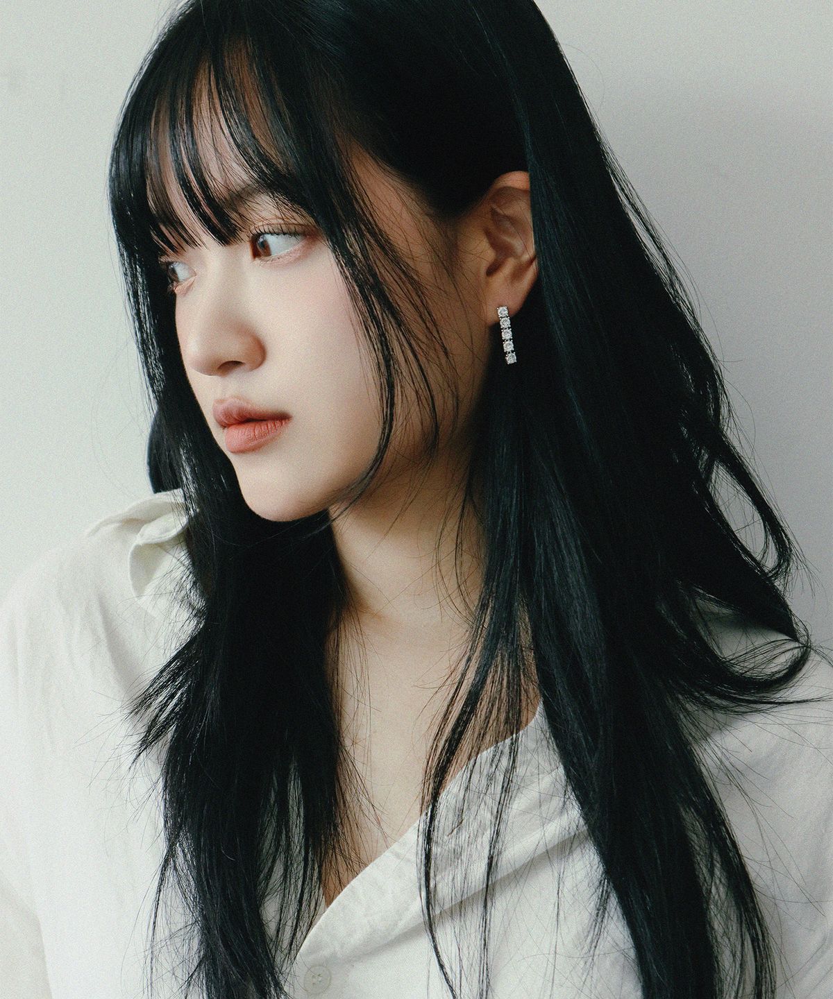 스몰굿띵(SMGT) 4MM 라운드 테니스 귀걸이