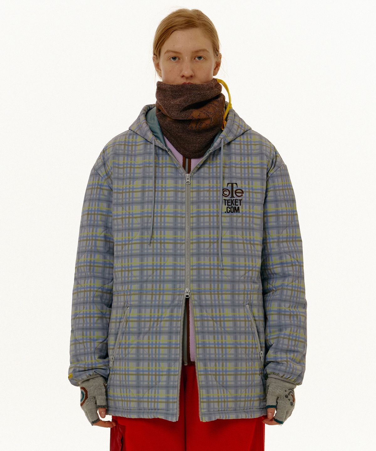 테켓(TEKET) c.T.e Quilted Jacket Gray