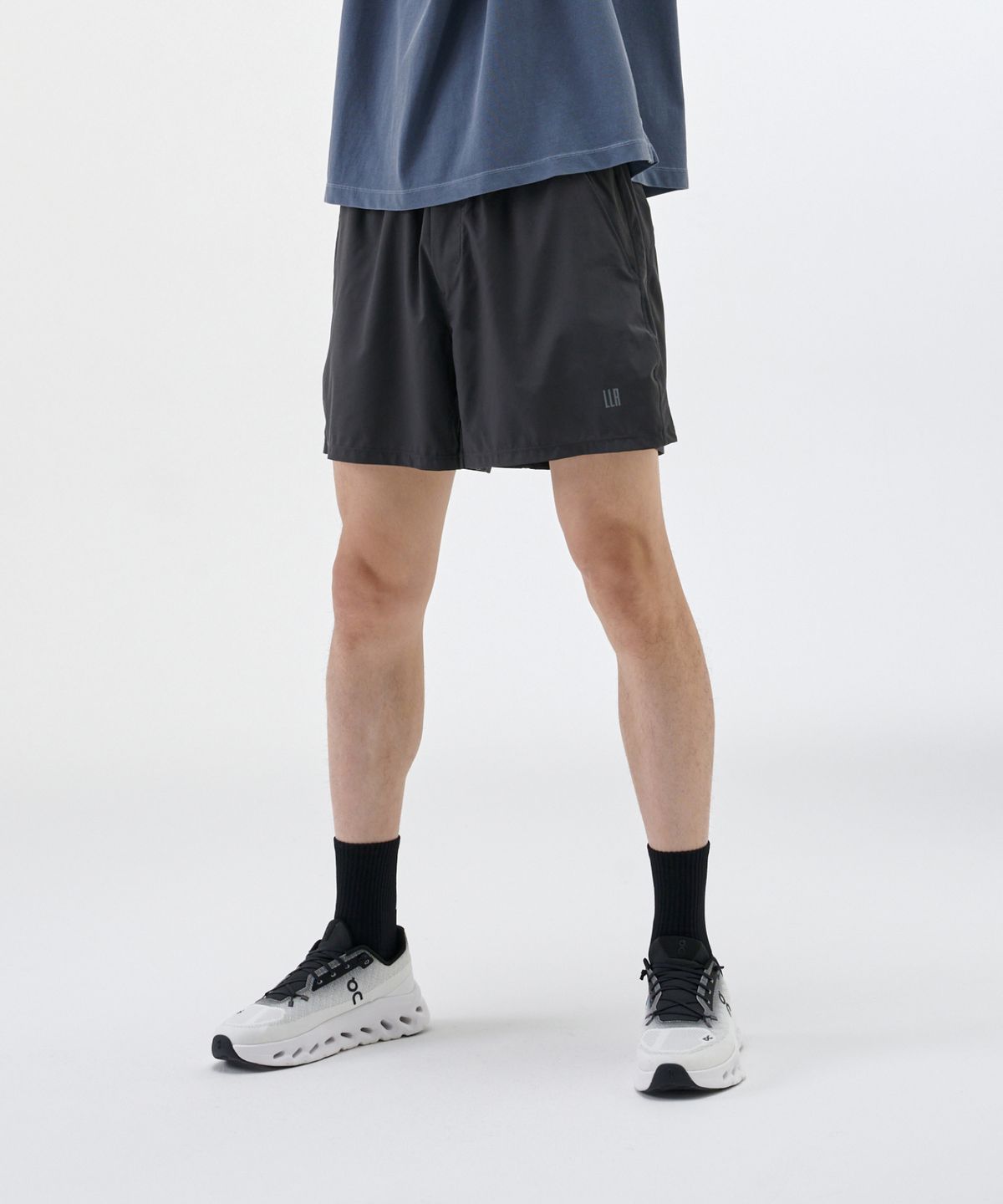 라임라잇 어패럴(LIMELIGHT APPAREL) LLR 러닝 라이너 쇼츠 (차콜/그레이)