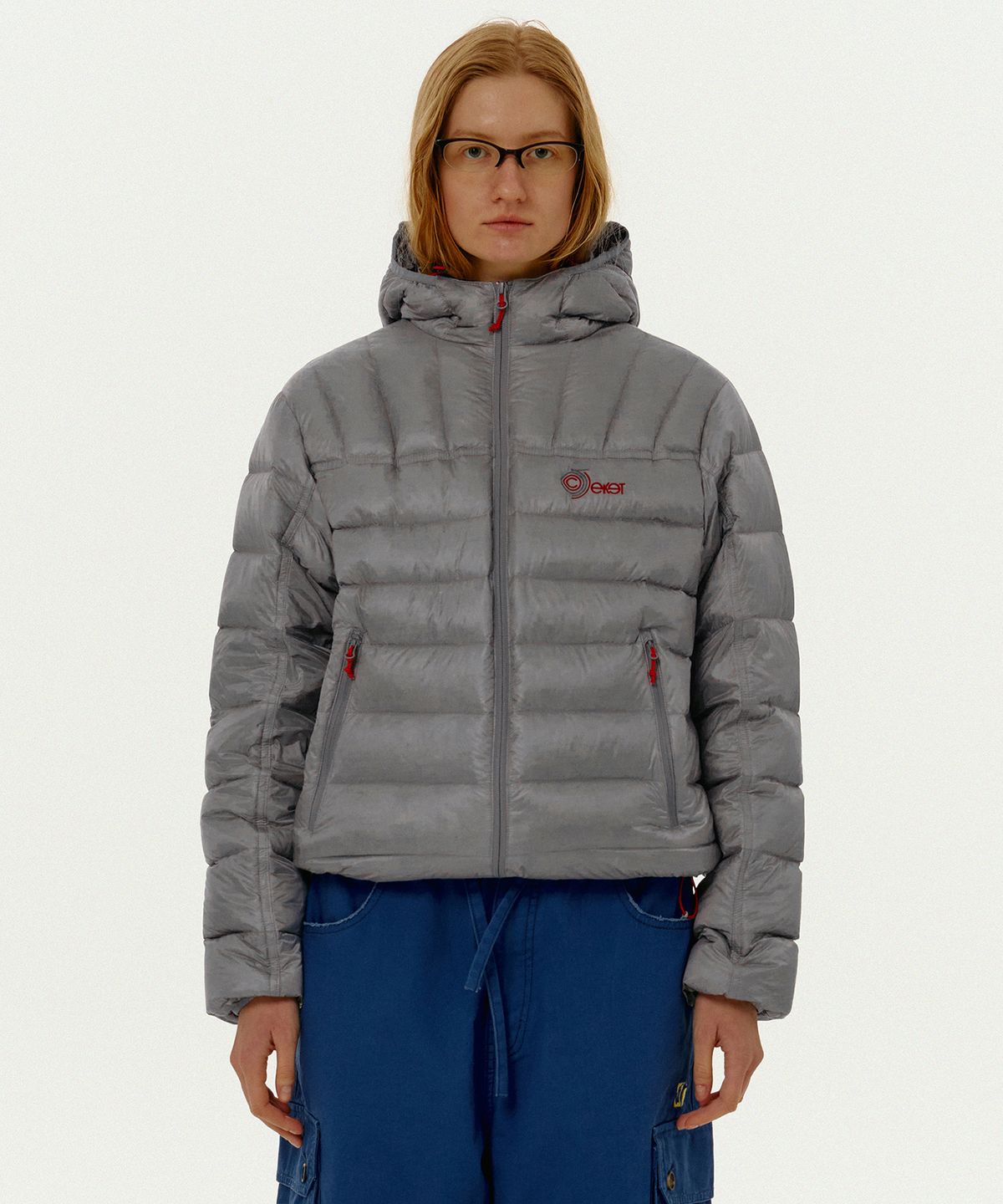 테켓(TEKET) CT Curve Lightweight Down Jacket Gray