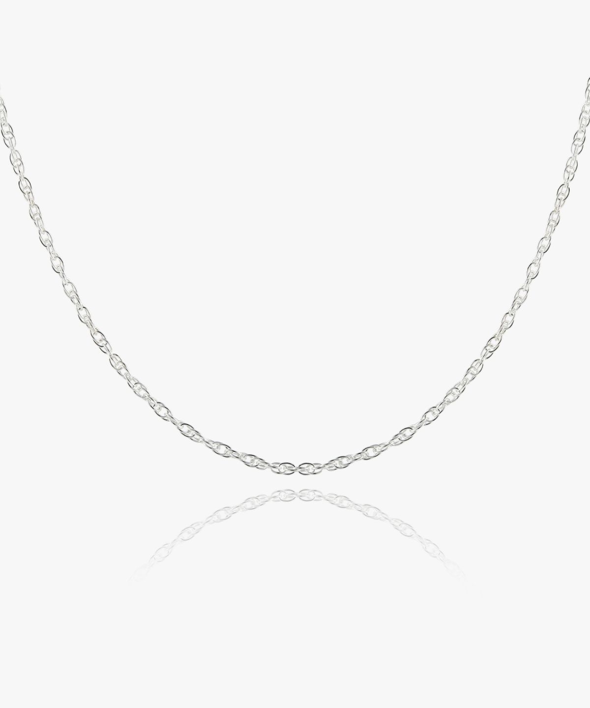 엘렌쥬얼리(HELENE JEWELRY) 925 실버 Silver 로프 스타일 체인 은 목걸이
