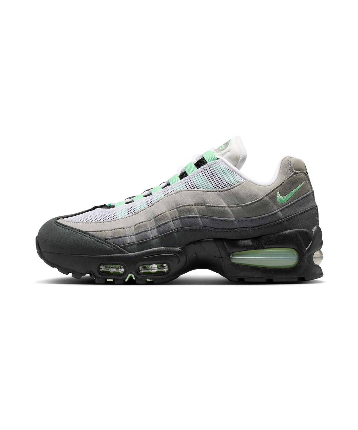 나이키(NIKE) 에어 맥스 95 빅 버블 W - 블랙:화이트:미디엄 그레이:프레시 민트 / HJ5996-005