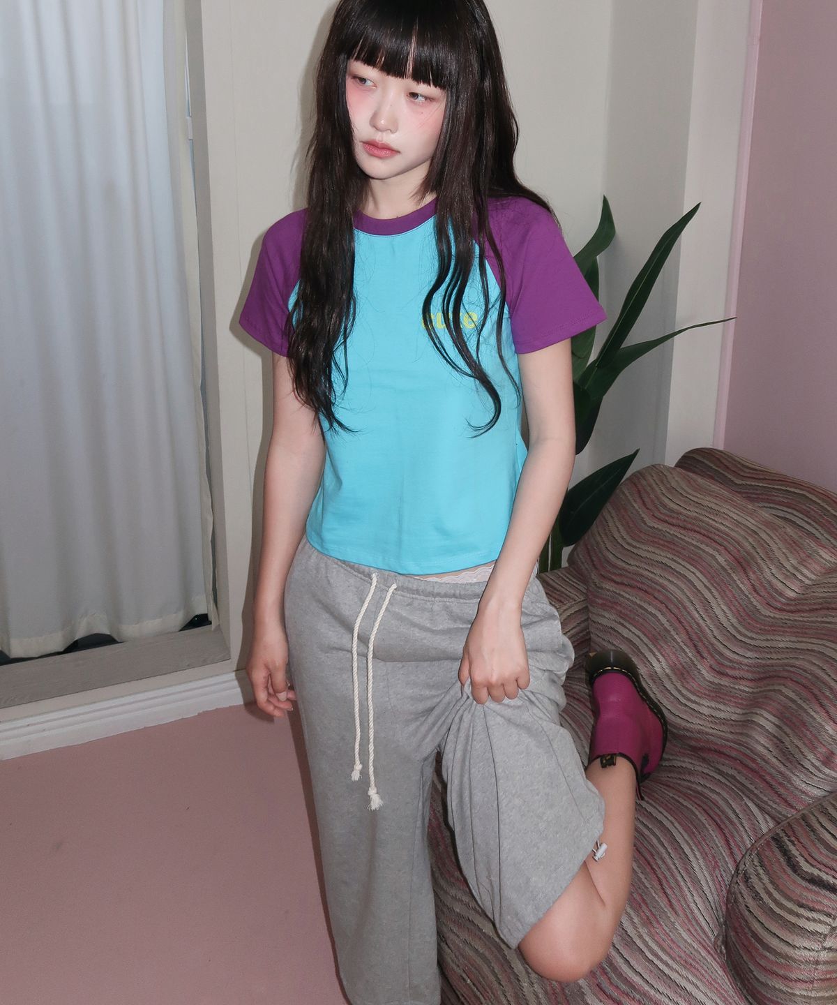 키코지(KIKOZY) 앤드 터프 미디 팬츠 그레이