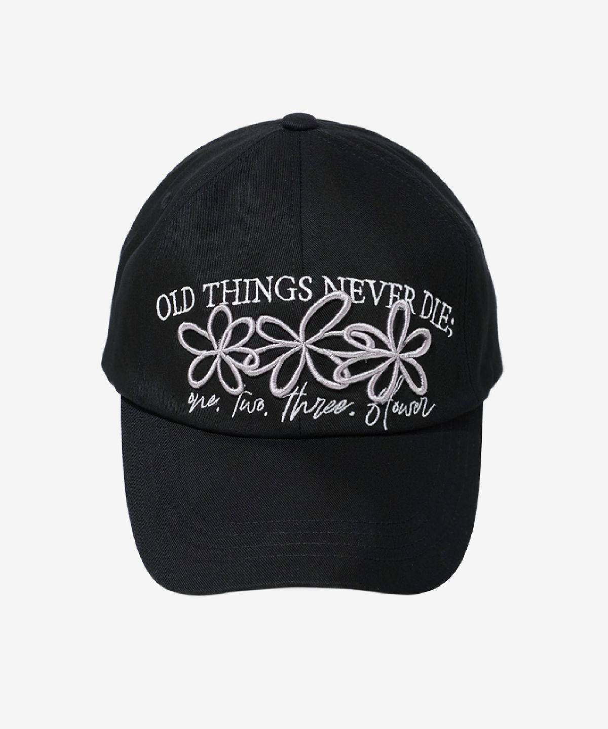 온고(ONGO) ONE, TWO, THREE, FLOWER  KNOT CAP  [Mono]