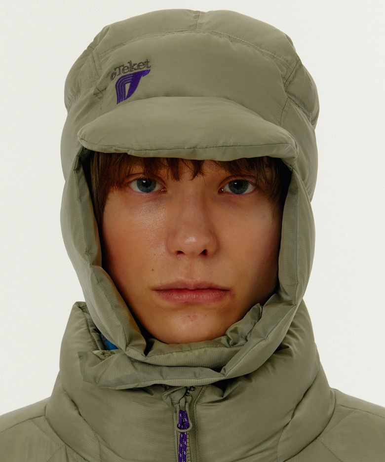 Incur Down Trooper Cap Khaki