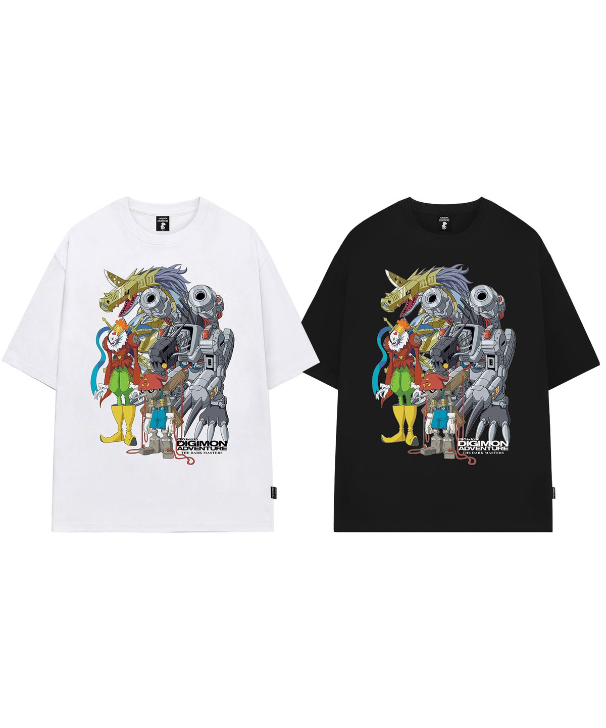 오드스튜디오(ODDSTUDIO) [디지몬 어드벤처] The Dark Masters Overfit T-shirt - 2COLOR