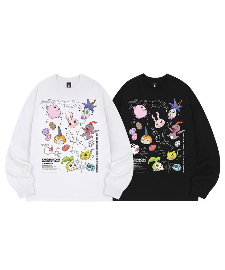 [디지몬 어드벤처] In-Training Ⅱ Stage Digimon Long Sleeve_Color ver. - 2COLOR