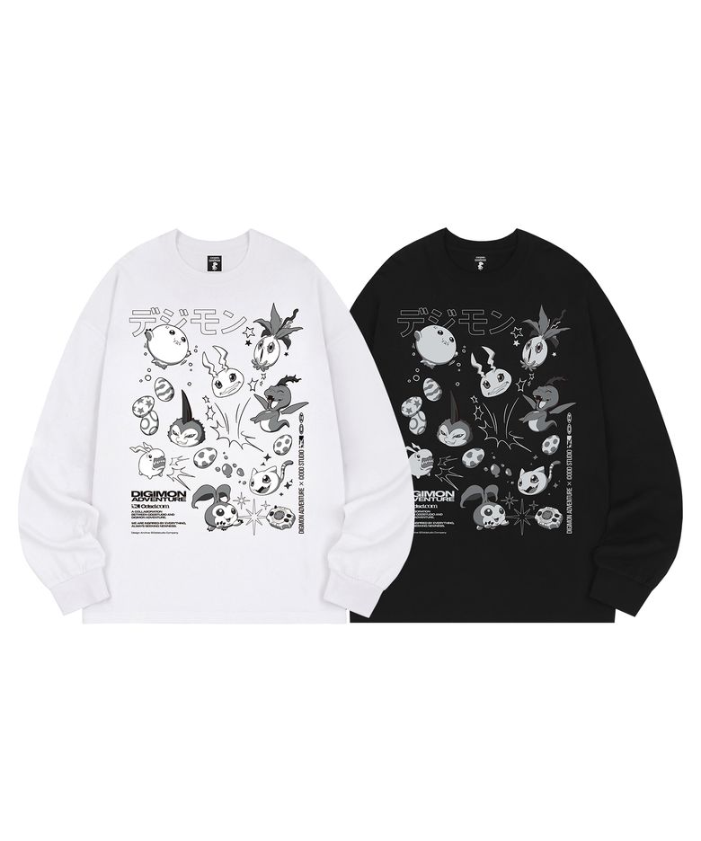 [디지몬 어드벤처] In-Training Ⅱ Stage Digimon Long Sleeve - 2COLOR