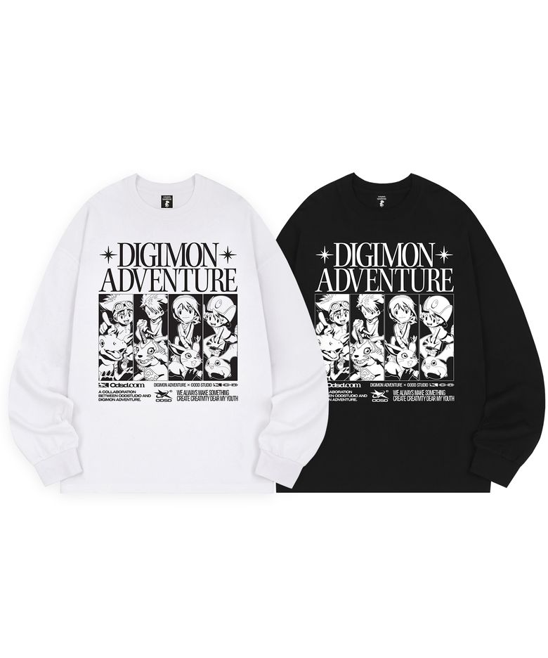 [디지몬 어드벤처] Children&Partner Digimon Long Sleeve - 2COLOR