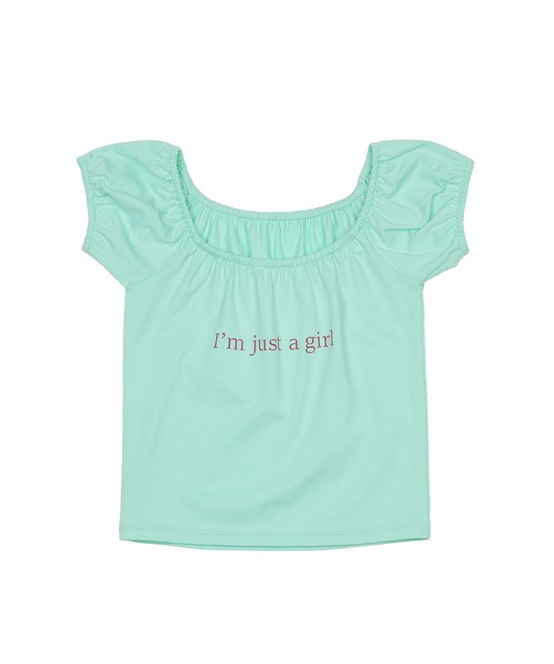 IM JUST A GIRL TOP [MINT]