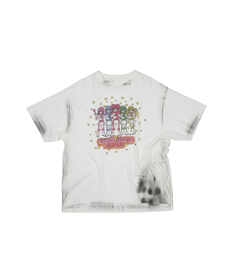 [SOULPUSSSYCAT X GRAILZ] POWER SOUL GIRLS T-SHIRT [WHITE]
