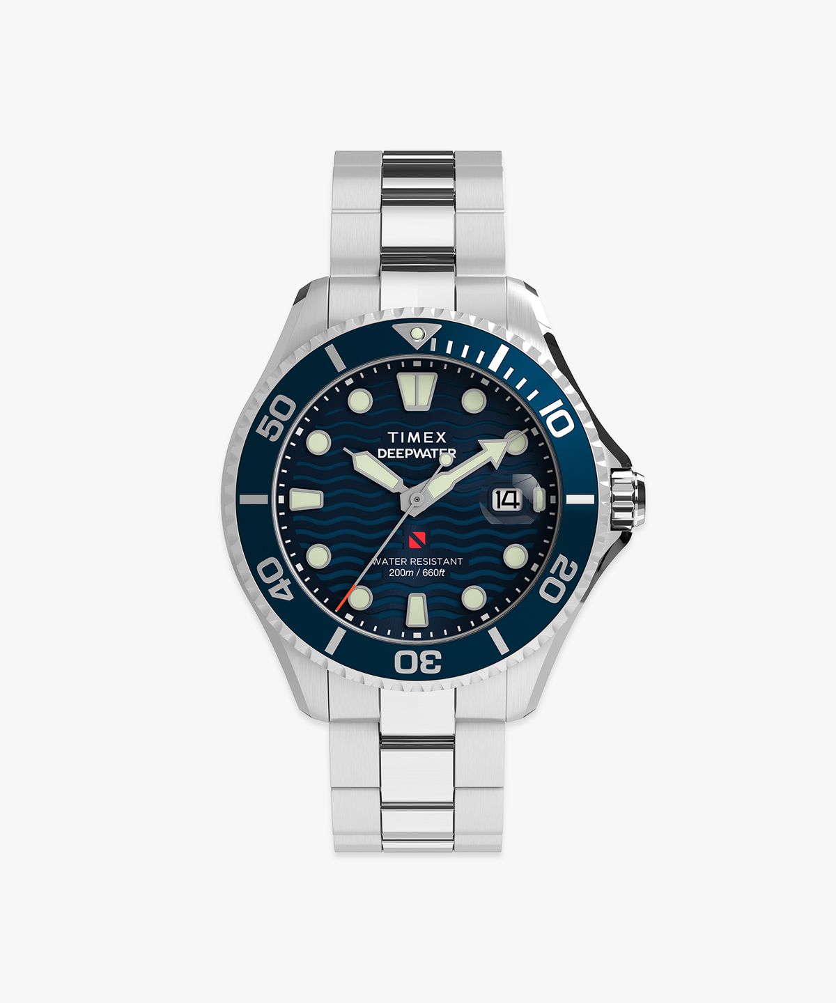 타이맥스(TIMEX) 딥워터 메리디안200 잠수용 다이빙시계 44mm