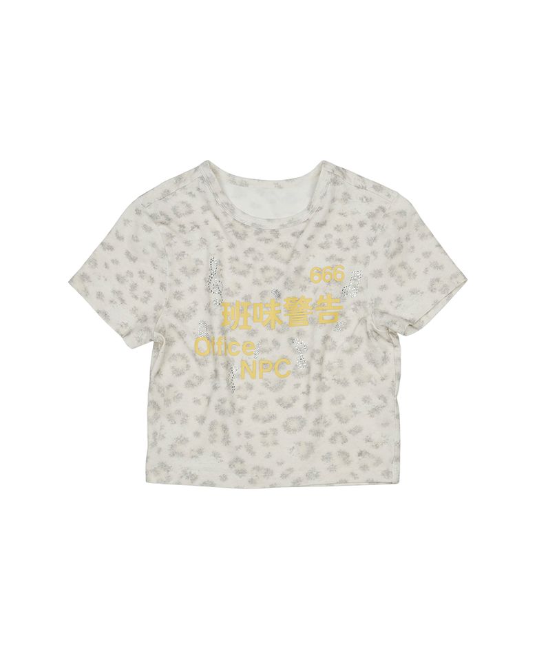 OFFICE NPC LEOPARD  T-SHIRT [LEOPARD]