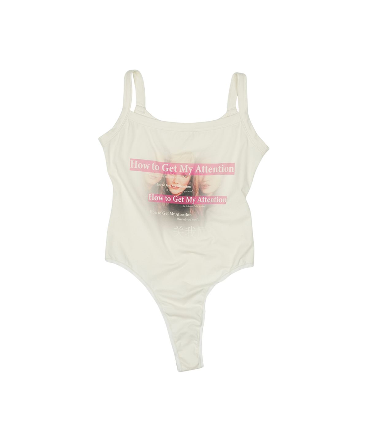 그레일즈(GRAILZ) OVER GRAPHIC BODY SUIT [CREAM]