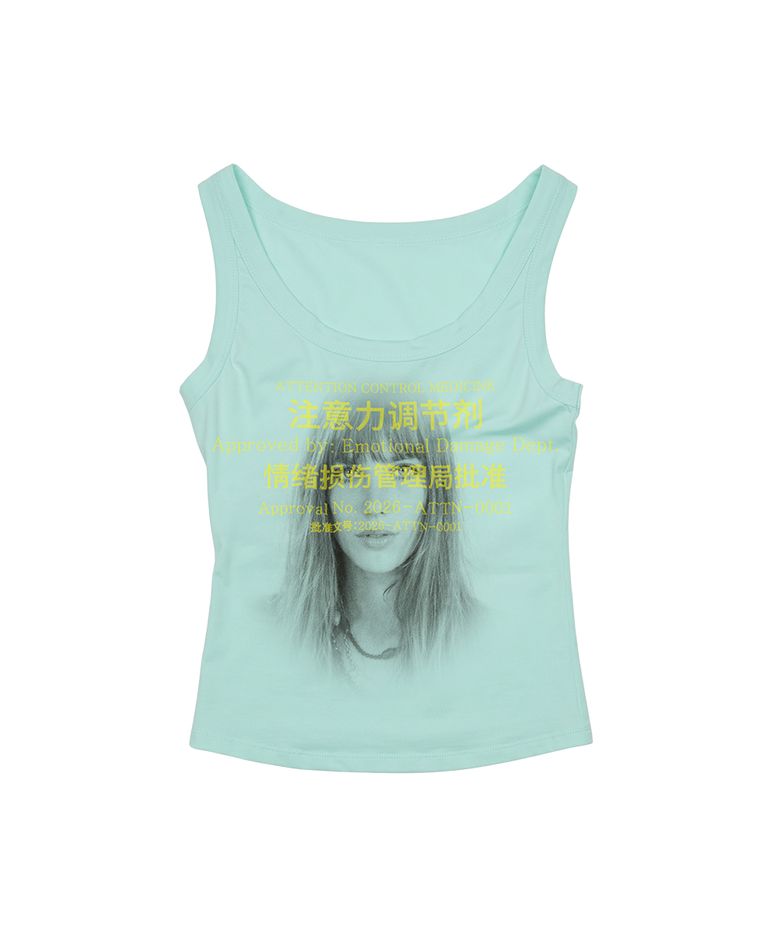 ADHD MEDICINE SLEEVELESS [MINT]