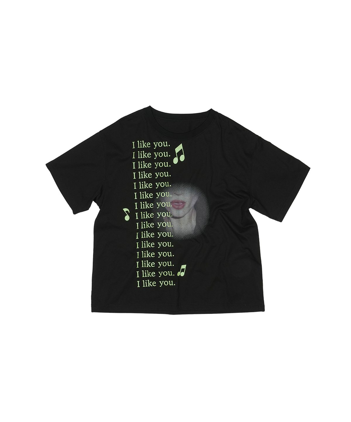 그레일즈(GRAILZ) I LIKE YOU GRAPHIC T-SHIRT [BLACK]