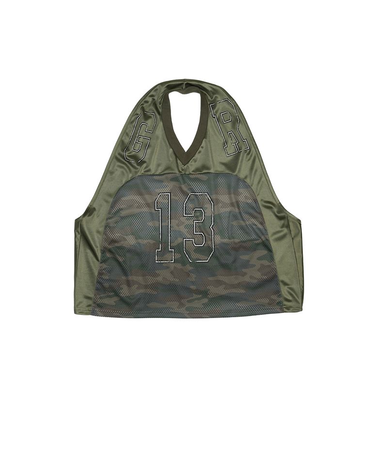 13 HALTER SLEEVELESS [CAMO]