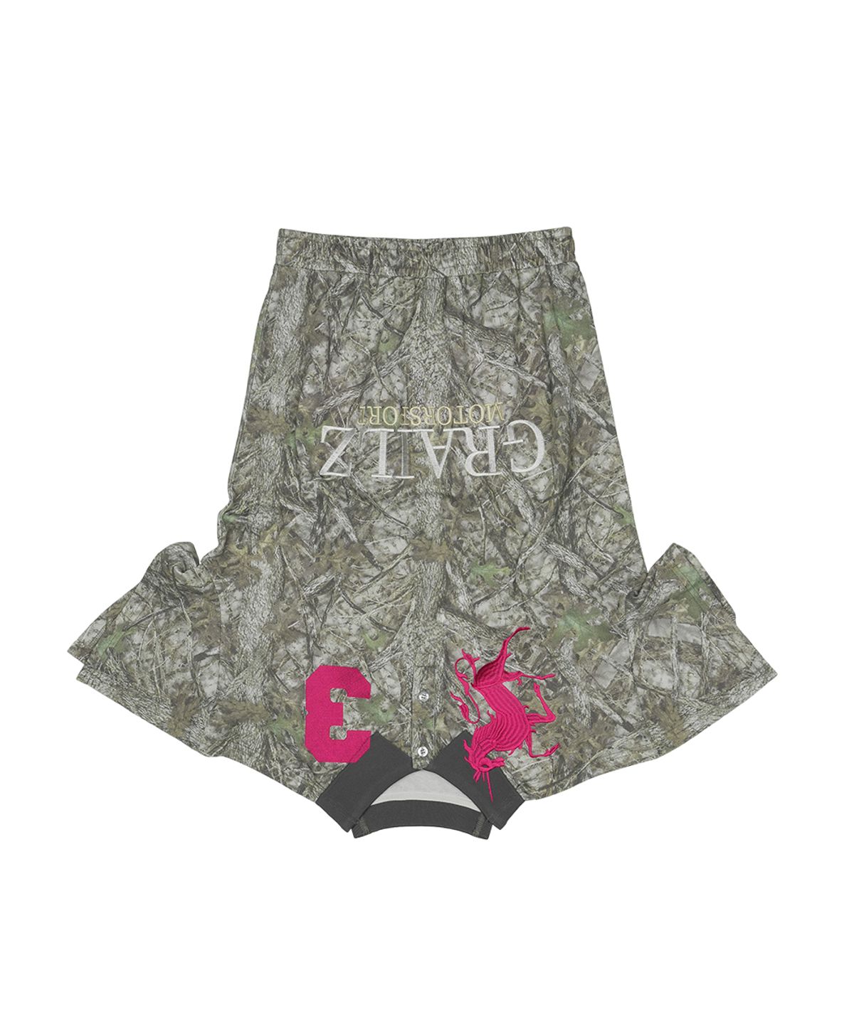 그레일즈(GRAILZ) UPSIDE DOWN PK T-SHIRT SKIRT [REAL TREE]