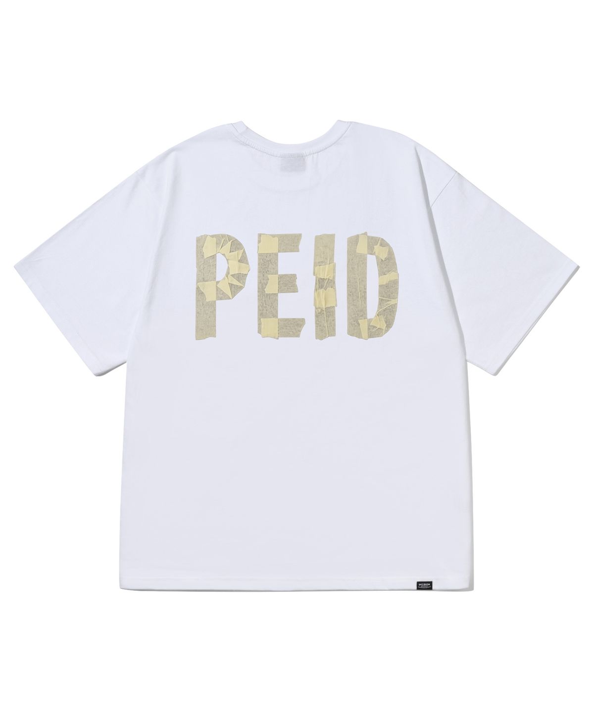 페이드(PEID) PD 테이프 반팔티 화이트