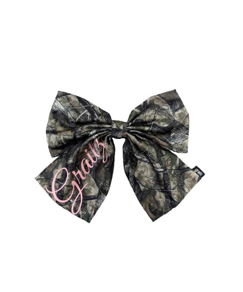 OVER SIZE RIBBON PIN [REAL TREE]