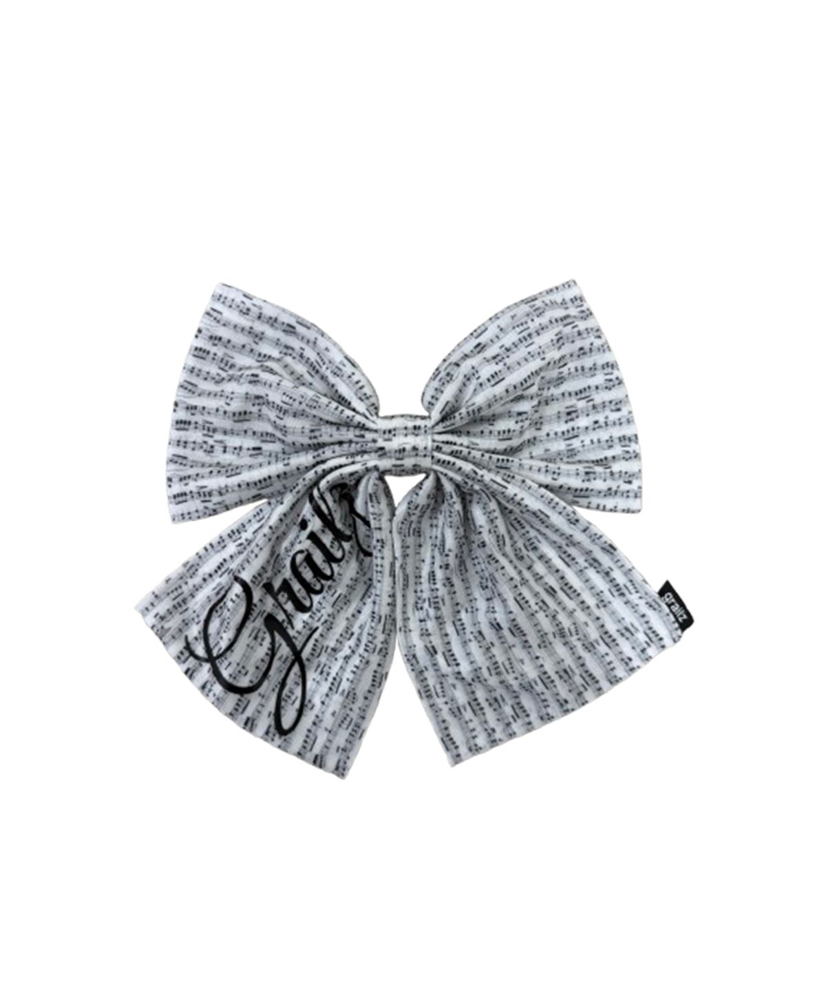 그레일즈(GRAILZ) OVER SIZE RIBBON PIN [WHITE]