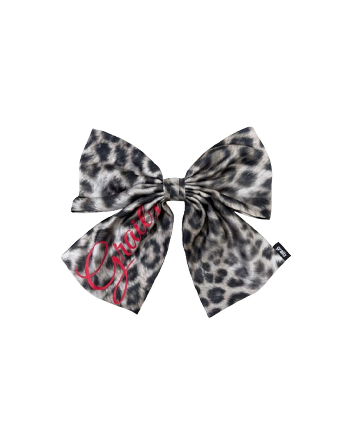 그레일즈(GRAILZ) OVER SIZE RIBBON PIN [LEOPARD]
