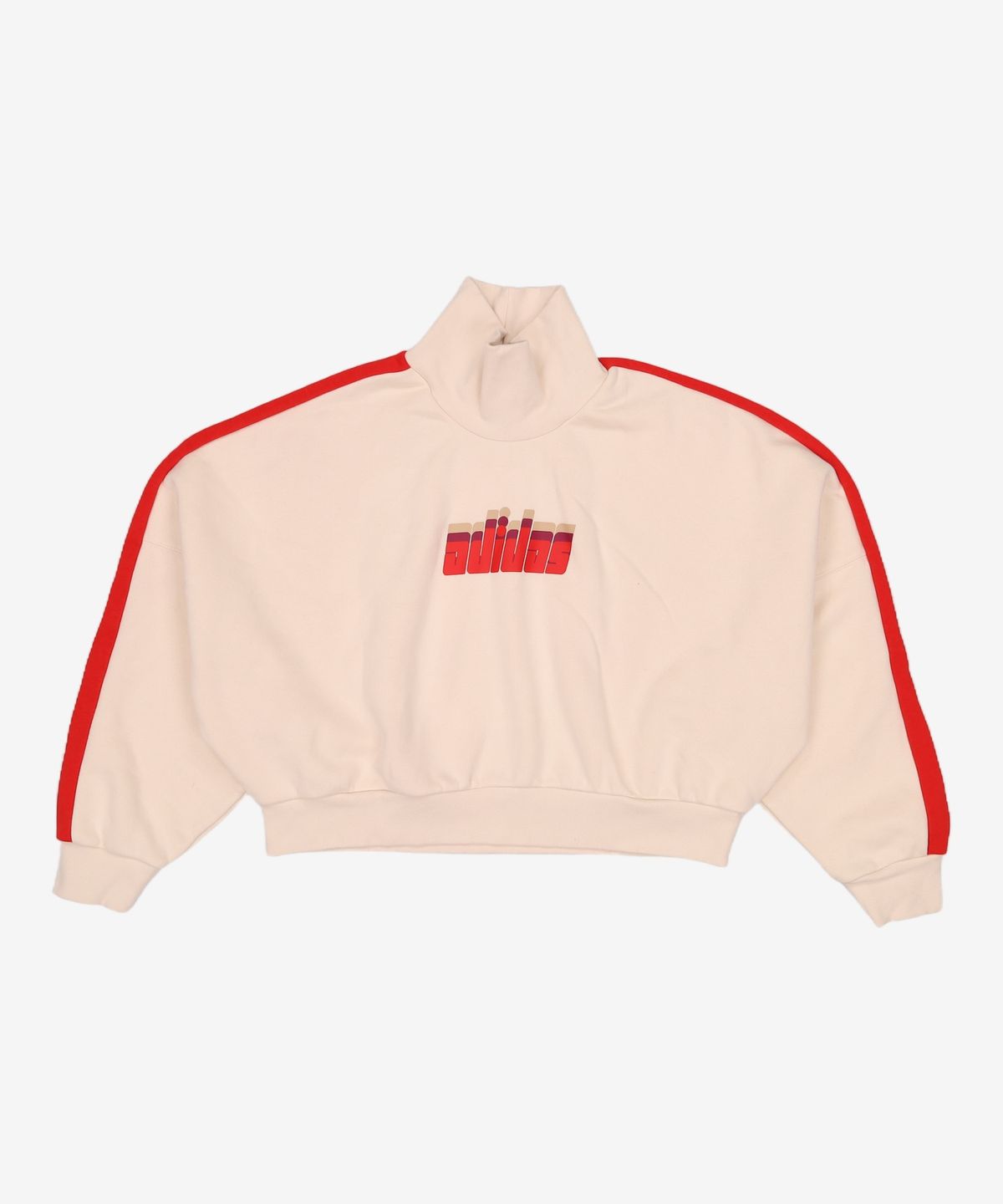 아디다스(ADIDAS) 스키 시크 스웨트셔츠 - 아이보리:레드 / IA3932 XS
