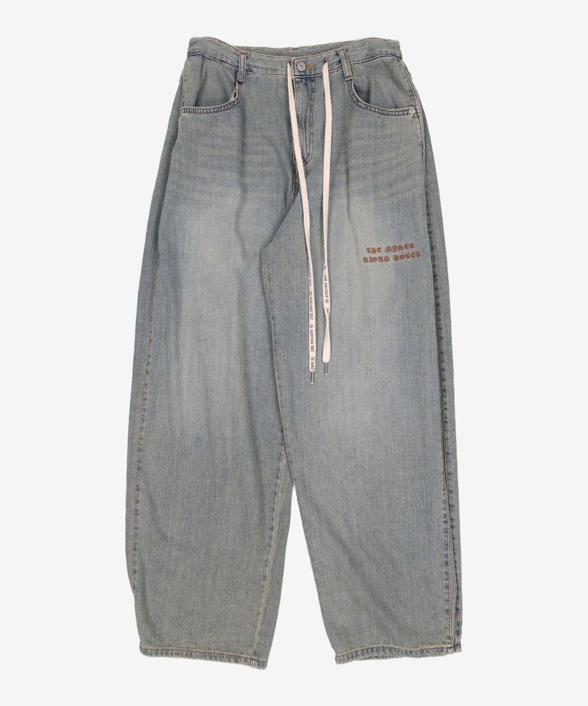 미스테리어스호텔(THE MYSTERIOUS HOTEL) LOGO STRAP JEANS 1