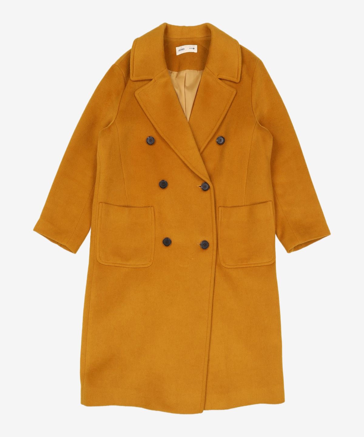미쏘(MIXXO) 아웃포켓 컬러 롱코트 MIWJH8V71L S