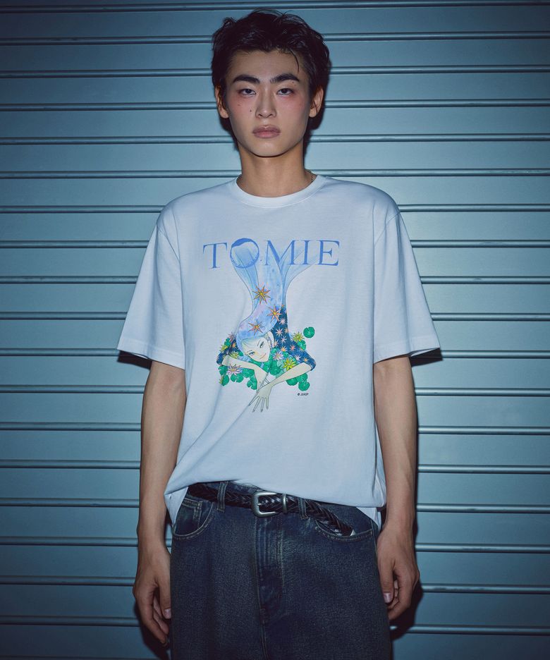 [이토 준지 컬래버] Tomie 티셔츠 2 [화이트]