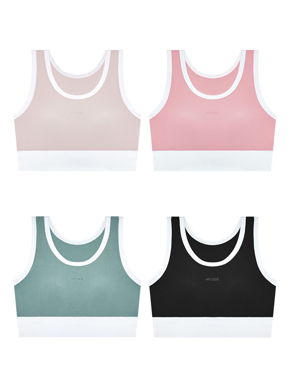 휘게 언더웨어(HYGGE UNDERWEAR) 리네아 슬리브리스 브라탑 - 4Colors