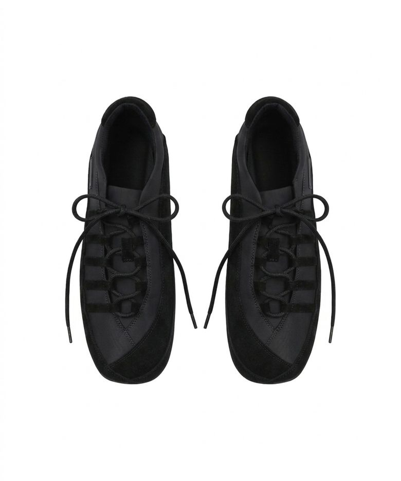 Double strap sneakers BLACK
