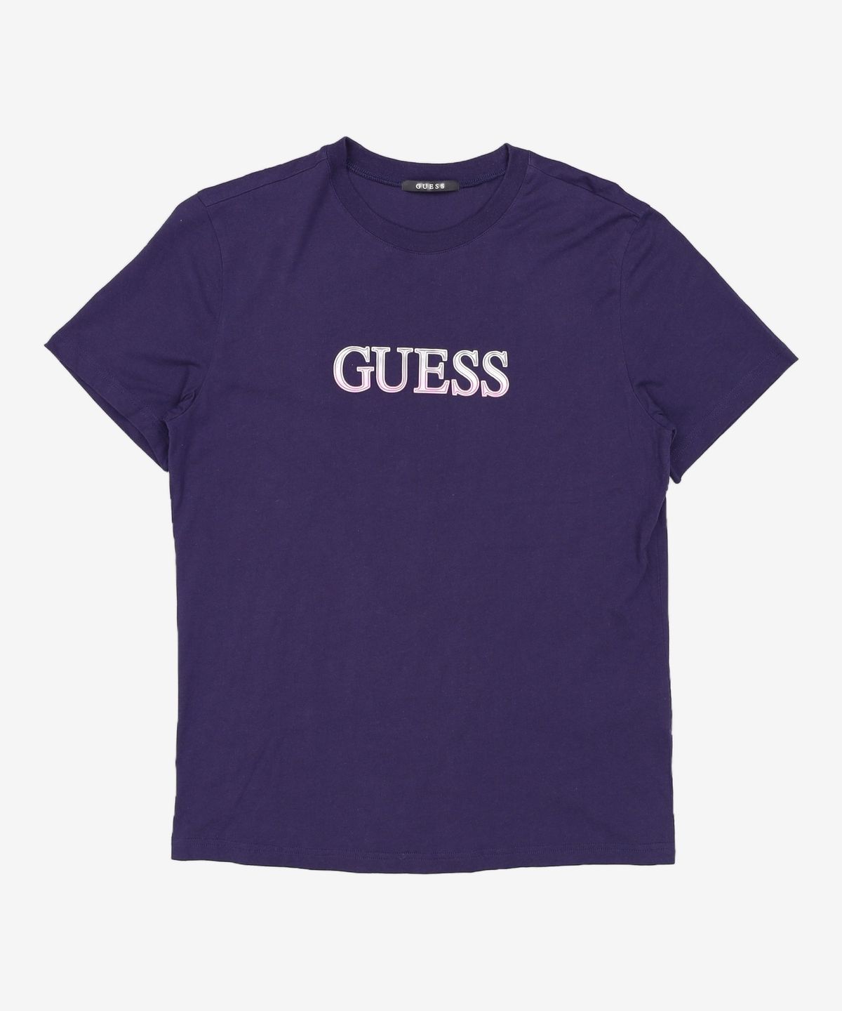 게스(GUESS) 남녀공용 그라데이션 고주파 GUESS 반팔티 XL