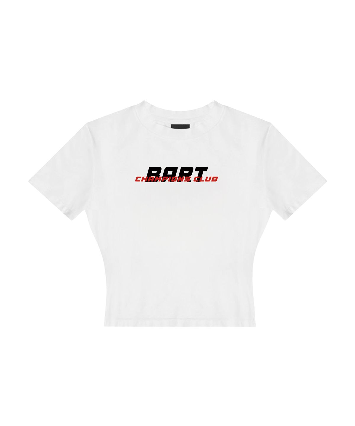 베트랙트(BATTRACT) 우먼스 BART 클럽 크롭 티셔츠_화이트