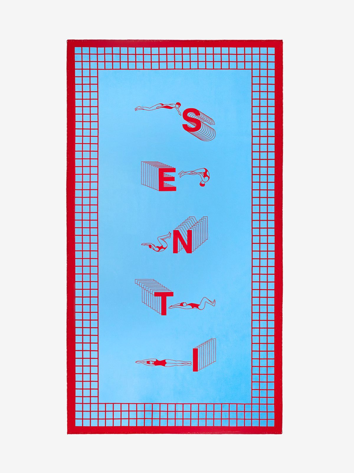 센티(SENTI) [STW-210] 스윔 플로우 비치타월