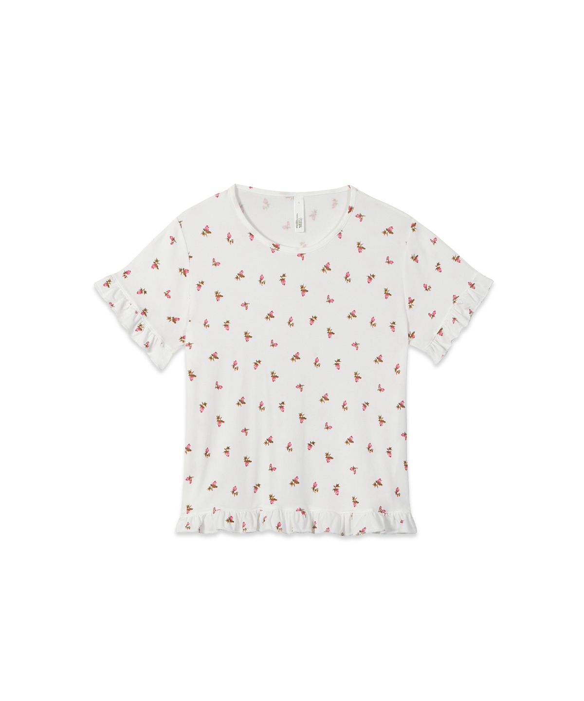 스내피커들(SNAPPY CUDDLE) Rose Layer Tee Shirt 로즈 레이어 티셔츠