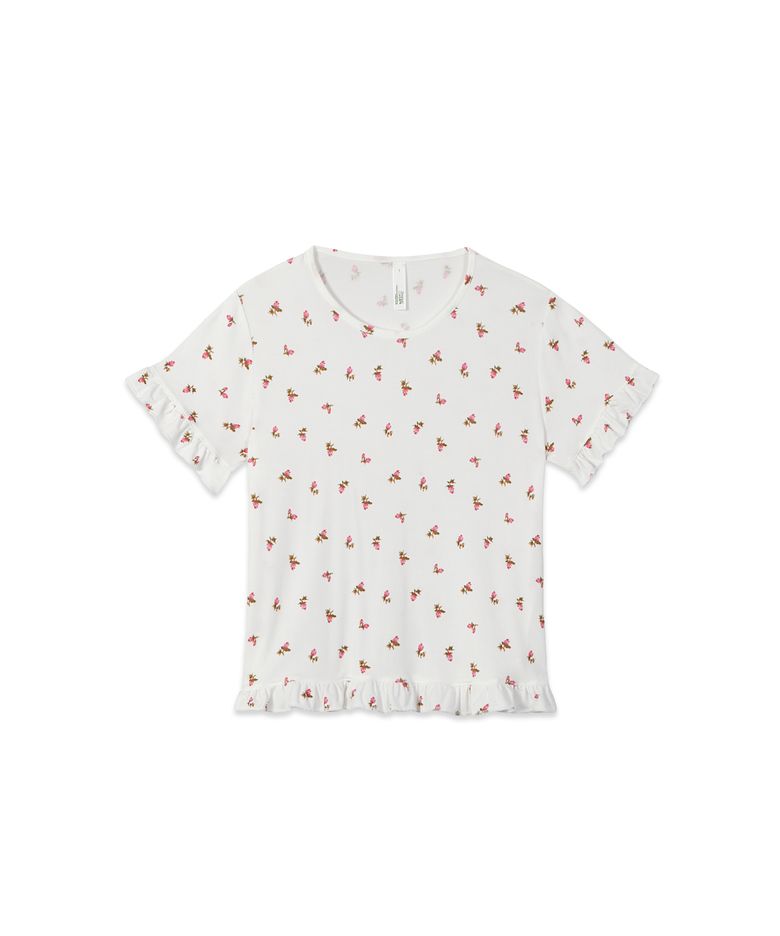 Rose Layer Tee Shirt 로즈 레이어 티셔츠