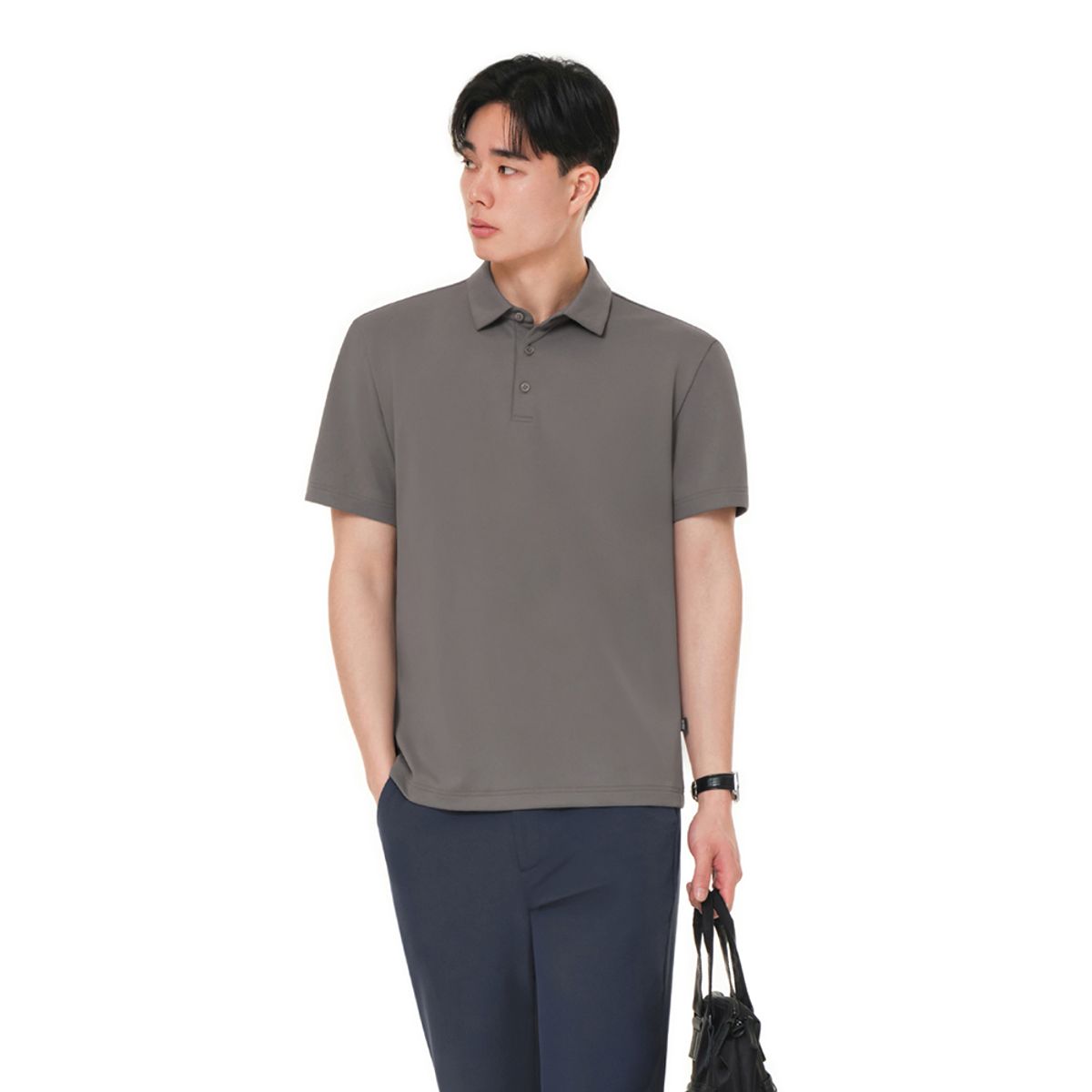 안다르(ANDAR) 제로 마크 맨즈 폴로 숏슬리브