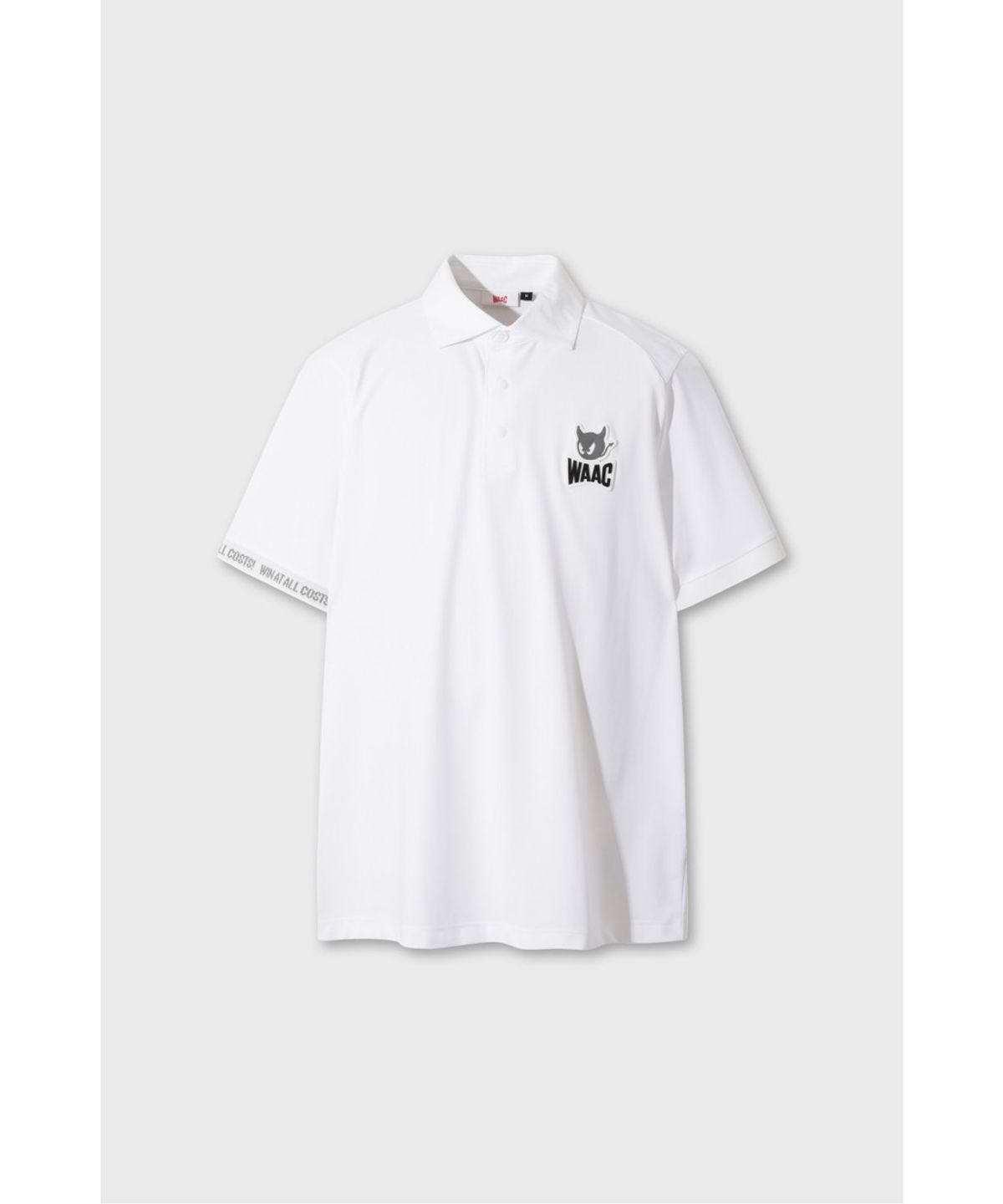 왁(WAAC) PLAYER S EDITION Men Emblem Basic Cool Polo WMTCM26210WHX