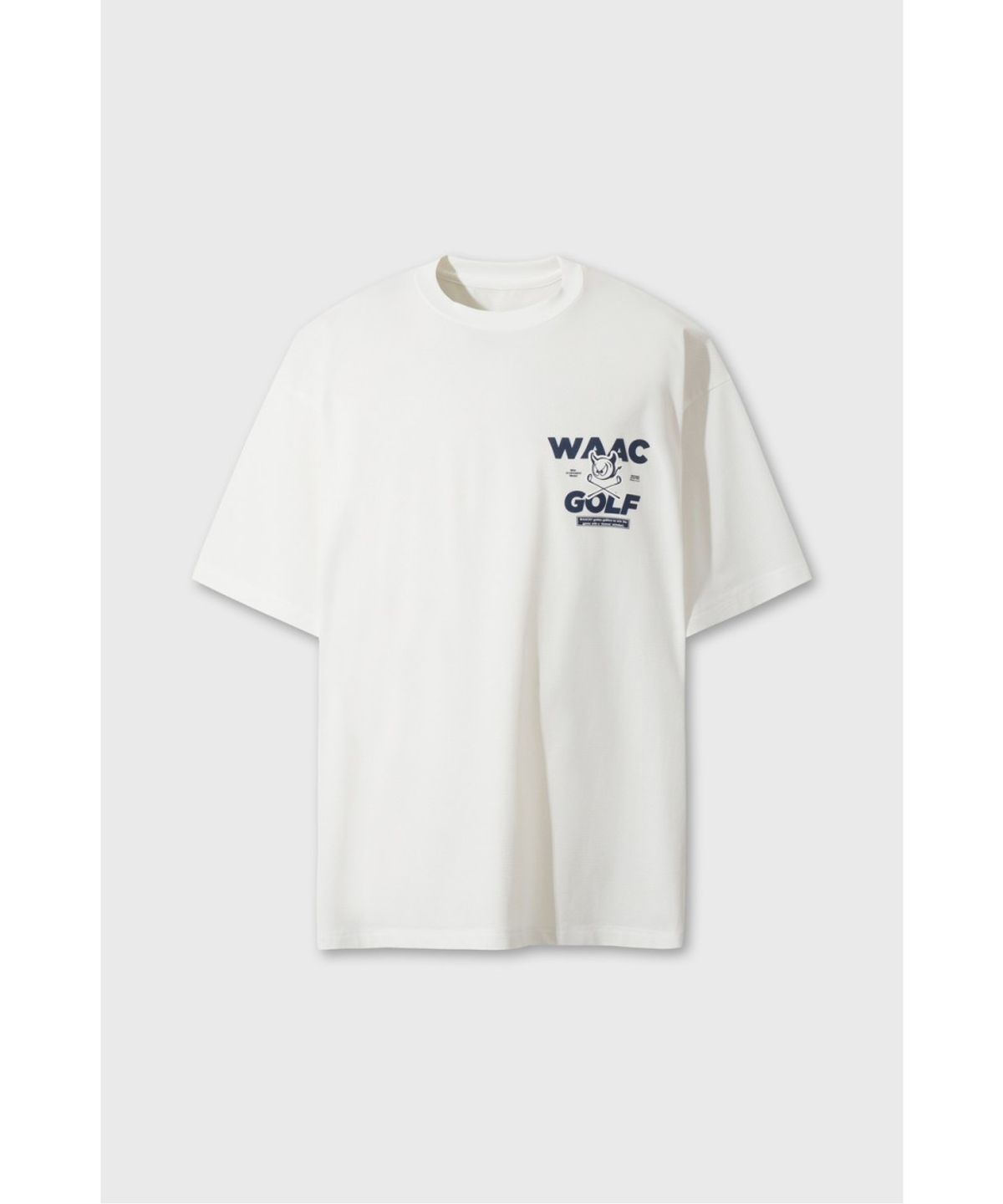 왁(WAAC) Men Tricot mesh high-neck t-shirts WMTCM26330WHX